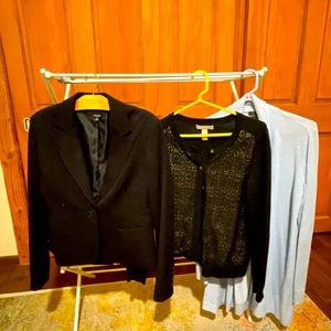Women’s blazer and two cardigans